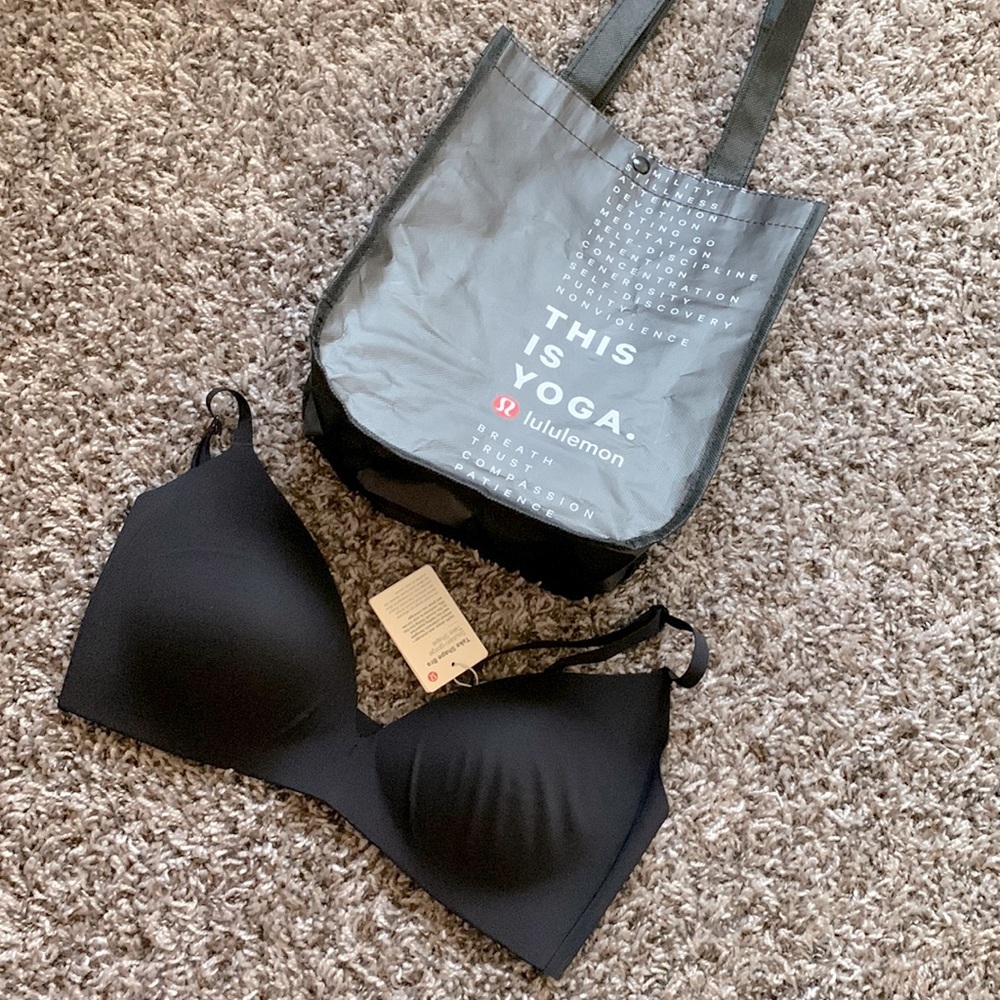 NWT Black Lululemon Bra